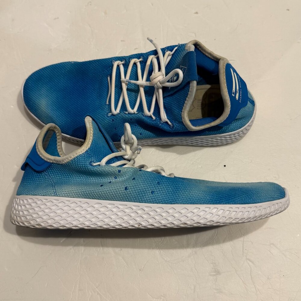 adidas x Pharrell Williams Tennis Hu Holi Sneakers Mens Size 9 Baby Blue Low Top